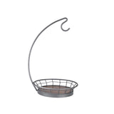Maxbell Iron Banana Holder Counter Top Stand with Fruit Bowl Egg Holder Fruit Stand
