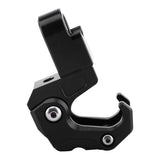 Max Maxb CNC Alloy Folding Hanger Hook Buckle For Honda All New Forza 300 2018 Black