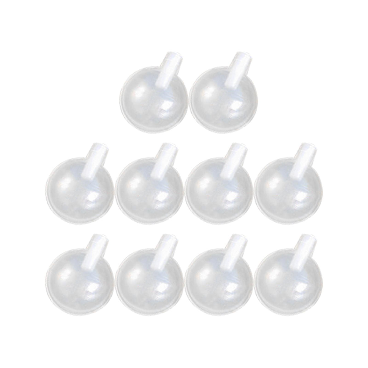 Maxbell 10 Pieces Dog Squeaky Toy Clear Squeakers Repair for Baby Dog Toy Repair Fix 27mm