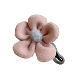 Maxbell Autumn Winter Large Flower Hair Clip Elegant Hairgrips Women Girl Female Pink