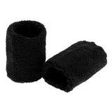 Maxbell Sports Basketball Badminton Unisex Cotton Sweatbands Wristbands black