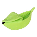 Maxbell Maxbell Banana Cats Bed House Cat Cuddle Supplies Warm for Rabbit Green M