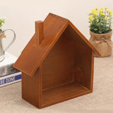 Maxbell Shabby Chic Wooden House Shelving Display Unit Wall Hanging Box Coffee