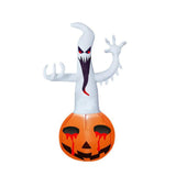 Maxbell Halloween Inflatable Pumpkin LED Lights Patio Courtyard Outdoor Party Lawn