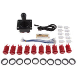 Max Zero Delay Arcade USB Encoder PC Joystick for Raspberry Pi 1/2/3 DIY Red