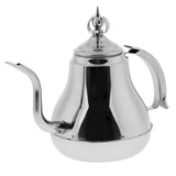 Max Gooseneck Coffee Kettle Stainless Steel Pour Over Tea Kettle 1.2L Silver