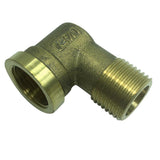 Max 90 Degree Street Elbow Brass Adapter Connector Pipe Fittings DN15 Thicken