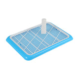 Maxbell Puppy Dog Toilet with Urinary Column Reusable for pet Supplies Outdoor Blue