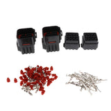 Max 2 Sets 16Pin Car Waterproof 2.2mm Terminals Electrical Wire Connector Plugs