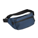 Maxbell Shoulder Bag Waist Bag Pack with Zipper Pocket for Running Hiking Travel Blue