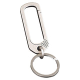 Maxbell Metal Keychain Anti Lost Ring Chain Lightweight for Men 79mm