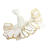 Maxbell Jewellery Ring Labels Price Tags Tie On White Strung Price Tags Golden