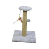Maxbell Cat Scratching Post Scratch Pole Gift Durable for Kittens Supplies Square Gray