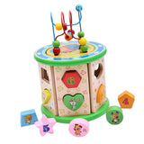 Maxbell Intelligence Beads String Kids Early Education Shape Colorful Toy Boxed