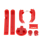 Maxbell Buttons Sets Shoulder R L A B D-Pad for Gameboy Advance GBA Red
