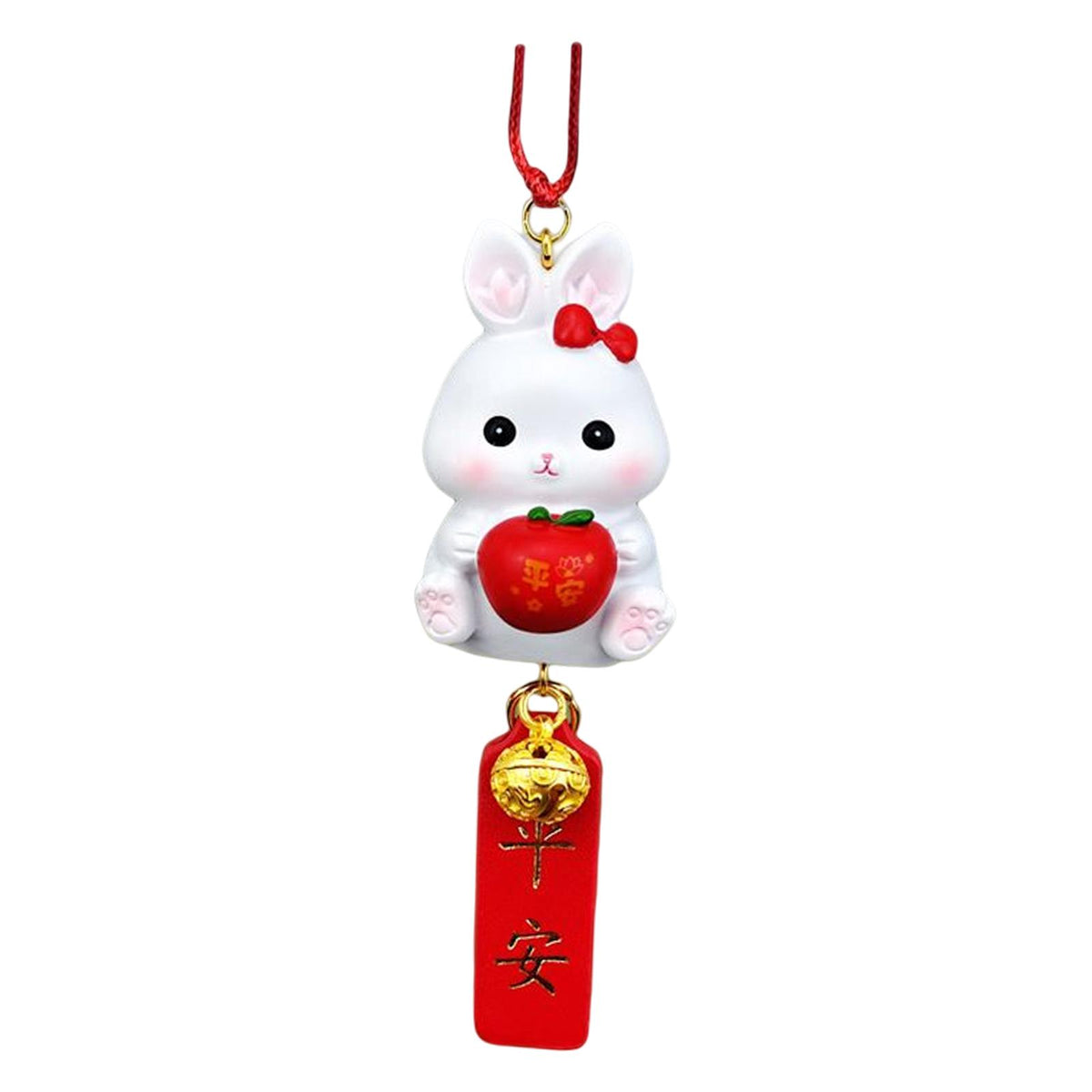 Maxbell car Rabbit Pendant Charms Ornament Resin for Doors Cafes Windows Style D