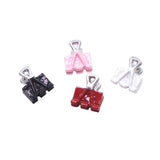 Maxbell Dollhouse Miniature 1:12 Toy 4 Pieces Metal Folders for Book and Magazine