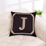 Max Square Cotton Linen Throw Pillow Case Waist Cushion Cover Bed Sofa Decor J