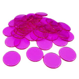Max 100pcs Poker Chips Coins Casino Supply Family Games Accs rose red