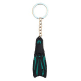 Maxbell Novelty Mini Dive Fins Flippers Key Chain Holder Keyring Keychain  Green
