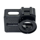 Maxbell Black-Frame Case + 40.5mm UV Filter Protector Lens For Xiaomi Yi 4K Action Camera With Mount Adapter Screws Aluminium Alloy