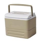 Maxbell Insulated Thermal Organizer Cooler Bag for Car Picnic Lunch Barbecue Khaki 8.5L