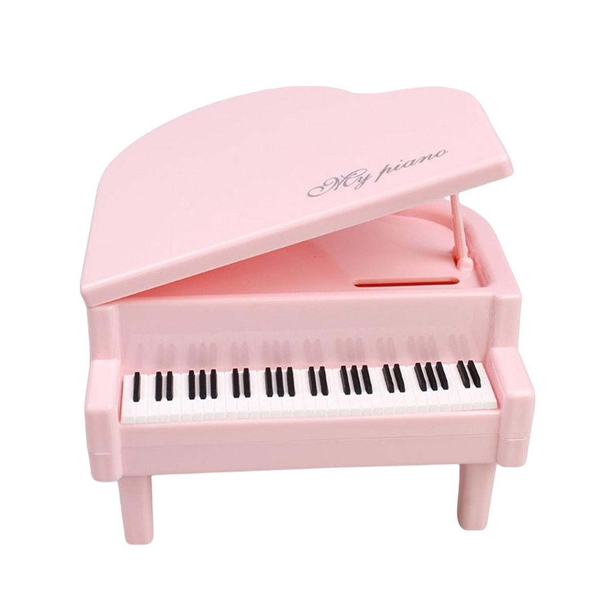 Maxbell Piggy Bank Piano Shape Home Decor Handmade Collectible Box pink