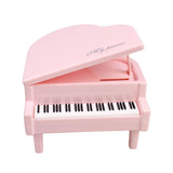 Maxbell Piggy Bank Piano Shape Home Decor Handmade Collectible Box pink