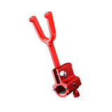 Maxbell Metal Fishing Rod Holder Fishing rod bracket lock Bracket Locker for Outdoor Fishing Red, Short