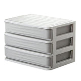 Maxbell Cosmetic Organizer Makeup Drawer Holder Jewellery Box Storage 3Tier Gray
