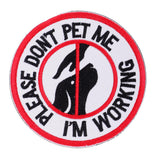 Max Service Dog Patch Embroidery Patch Armband Badge Hook & Loop 4#