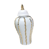 Maxbell Ceramic Ginger Jar Flower Vase Home Display Weddings Bedroom Decoration L