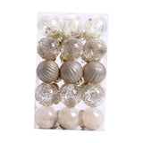 Maxbell 30 Large Christmas Ball Ornaments Baubles for New Year Xmas Holiday champagne