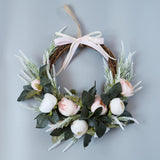 Max Bridal Flower Crown Hair Garland Artificial Flower Wreath Hanging Door Decor