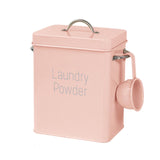 Maxbell Laundry Powder Container Rice Bin Food Organizer Laundry Powder Bin Pink