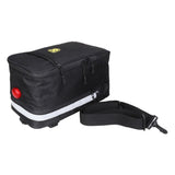 Maxbell Bike Rear Seat Rack Storage Bag Handlebar Pouch Pannier Higher Black
