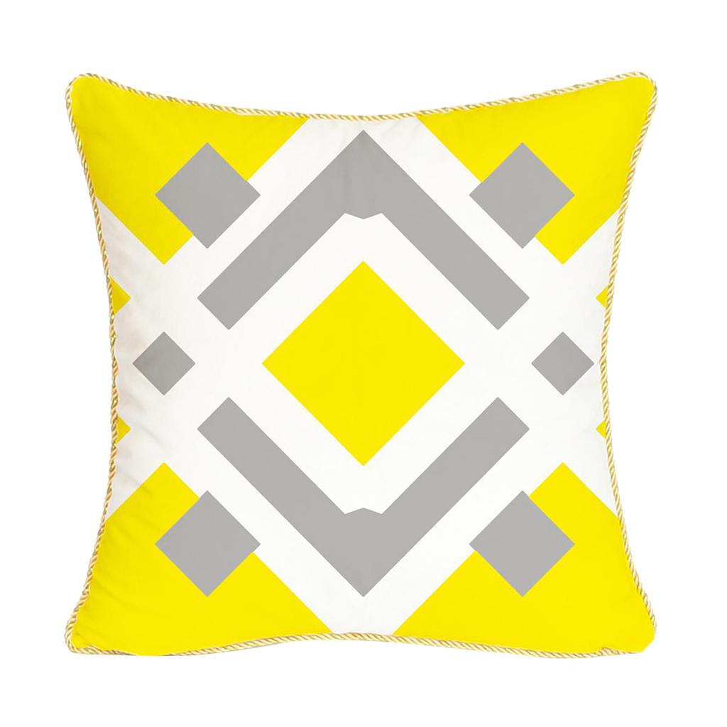 Max Home Sofa Throw Pillow Case Cushion Cover 18X18" Gray White