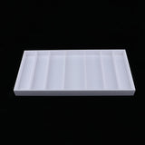 Max Transparent Acrylic Texas Poker Chips 100Pcs Box Portable Game Chip Box Tray