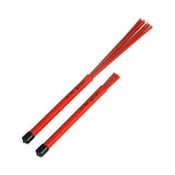 Maxbell Retractable Drum Brushes Professional Durable for Drum Kits Acoustic Drummer Red 35cmx1.5cmx1.5cm