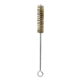 Maxbell Brass Bristles Tube Cleaning Brush Metal Wire Brush for Sink Plumbing Sturdy 25cmx2.5cm