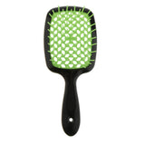 Maxbell Hair Scalp Massage Comb Paddle Detangler Brush Salon Hairdressing green