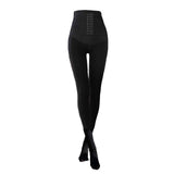 Maxbell Fashion Women Winter Tights Pantyhose Slim Seamless Elasticity Leggings Black 260g