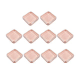 Maxbell 10 Pieces Press on Nail Storage Box Nail Packing Box for Home Use Nail Salon Pink