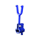 Maxbell Metal Fishing Rod Holder Fishing rod bracket lock Bracket Locker for Outdoor Fishing Blue, Short