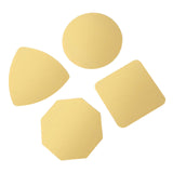 Maxbell 4Pcs Drink Coasters Non Slip Geometric Shape for Housewarming Home Decor