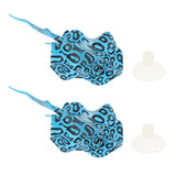 Maxbell 2pcs Artificial Fish Glowing Effect Aquarium Decor Floating Ornament blue