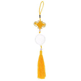 Max Chinese Knot Fengshui Fortune Car Hanging Pendant Home Decoration  Yellow