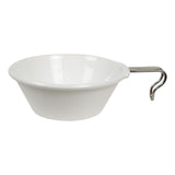 Maxbell Portable Camping Bowl Utensil Outdoor Dinnerware for Fishing Barbecue Hiking White