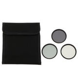 Maxbell 3-Piece Multi-Coated Glass Filter Kit (58mm ND2/CND4/ND8) & Pouch