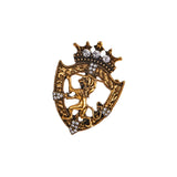 Maxbell Brooches Badge Lapel Fashion Animal Retro Jewelry Pin for Shawl Male Men Aureate